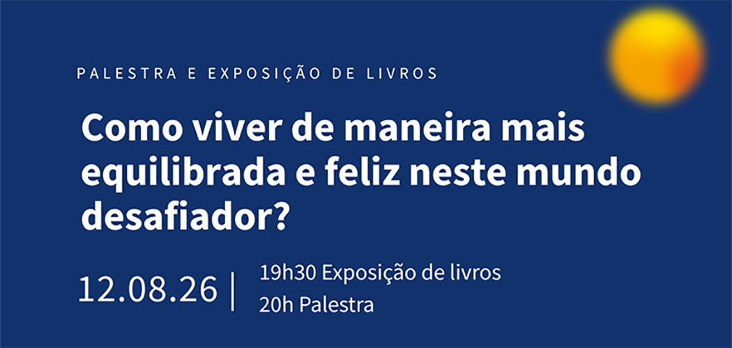 Fundação Logosófica promove palestra gratuita sobre "Como viver de maneira mais equilibrada e feliz em um mundo desafiador", em Joaçaba