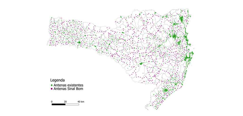 Programa Sinal Bom vai ampliar internet e telefonia no campo e nas rodovias catarinenses com investimento de R$ 830 milhões