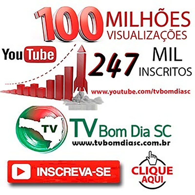 TV Bom Dia SC alcança 100 milhões de visualizações e reforça sua força na comunicação digital catarinense