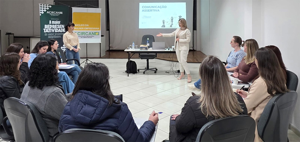 Comunicação assertiva marca 2º módulo do PAN na ACIRCAN em Campos Novos