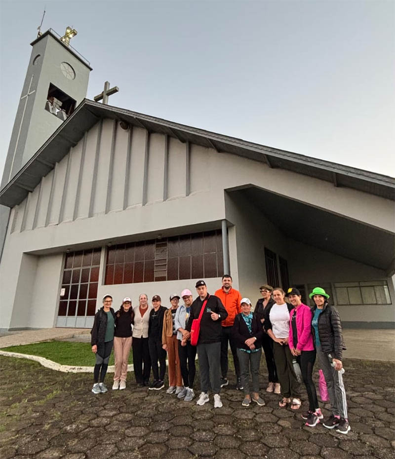 Turismo religioso ganha força em Joaçaba com caminhada de reconhecimento dos Caminhos Santos – Rota de Frei Bruno