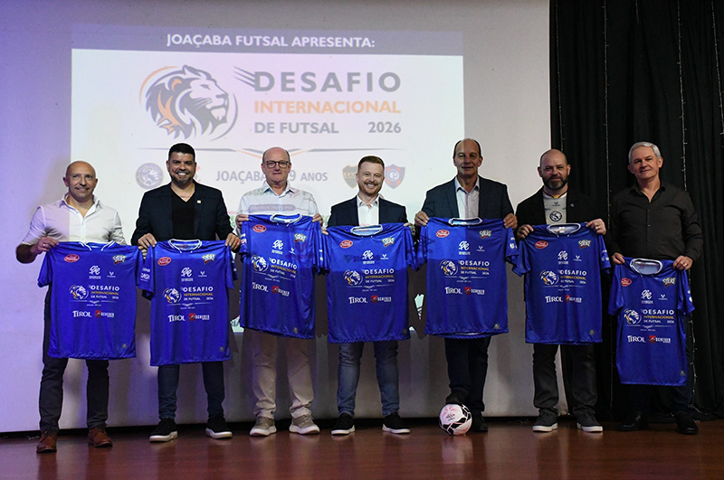 Joaçaba Futsal lança o Desafio Internacional de Futsal 2026
