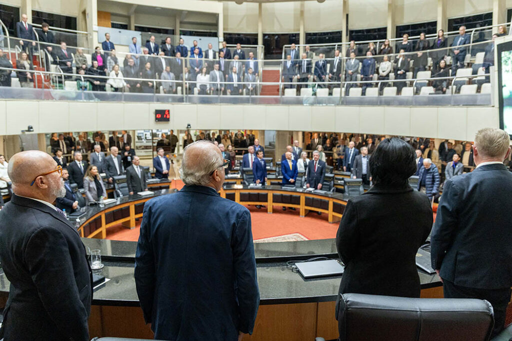 Sessão solene na Alesc homenageia os 78 anos da Fecomércio SC e os 80 anos do Sesc e do Senac