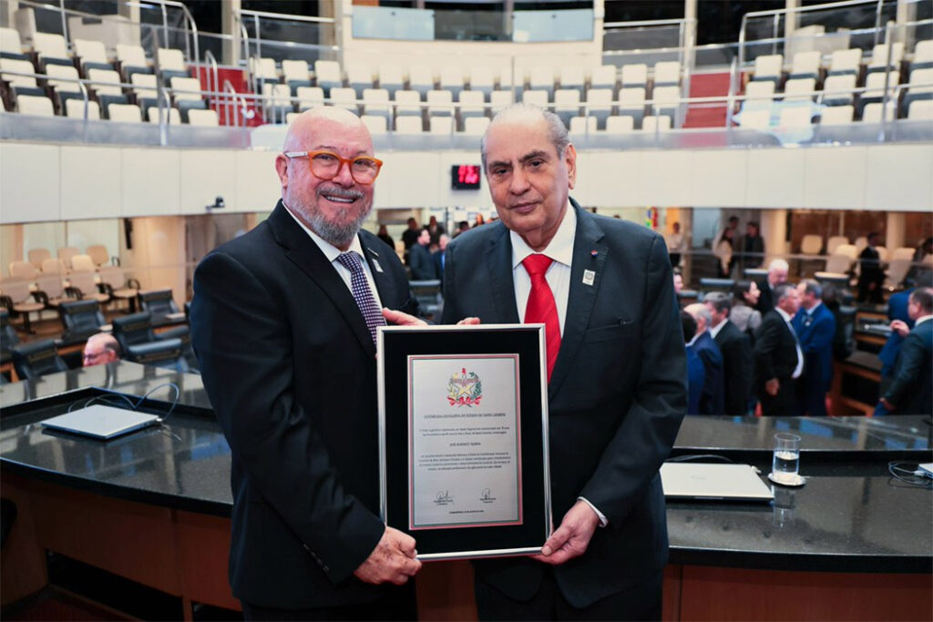 Sessão solene na Alesc homenageia os 78 anos da Fecomércio SC e os 80 anos do Sesc e do Senac