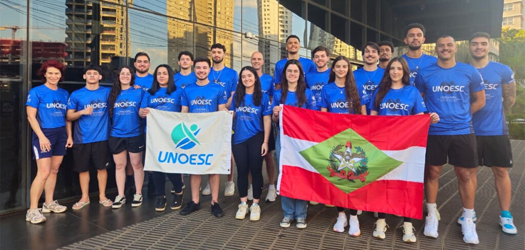Unoesc participa da 73ª edição dos Jogos Brasileiros Universitários em Goiás