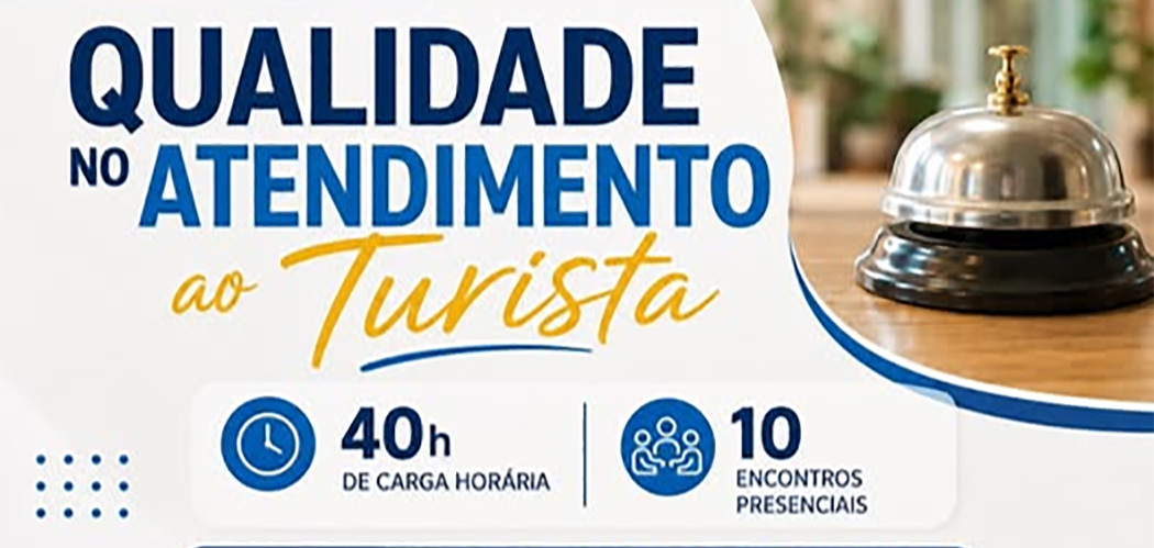 Piratuba oferece curso gratuito de qualidade no atendimento ao Turista