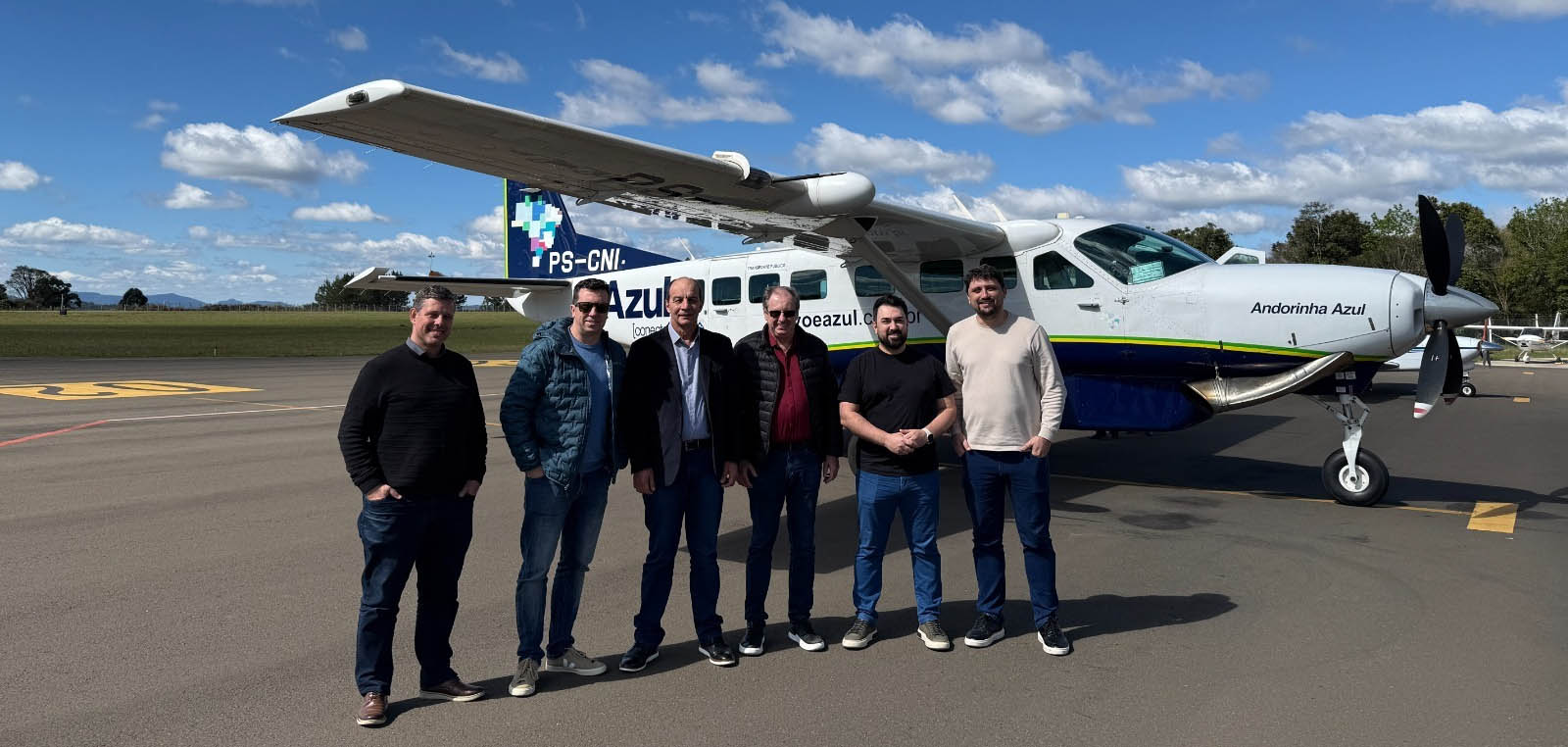 Aeroporto Municipal de Joaçaba avança para retomada de voos com inspeção da Azul Conecta