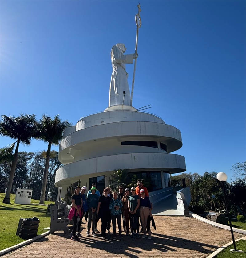 Turismo religioso ganha força em Joaçaba com caminhada de reconhecimento dos Caminhos Santos – Rota de Frei Bruno