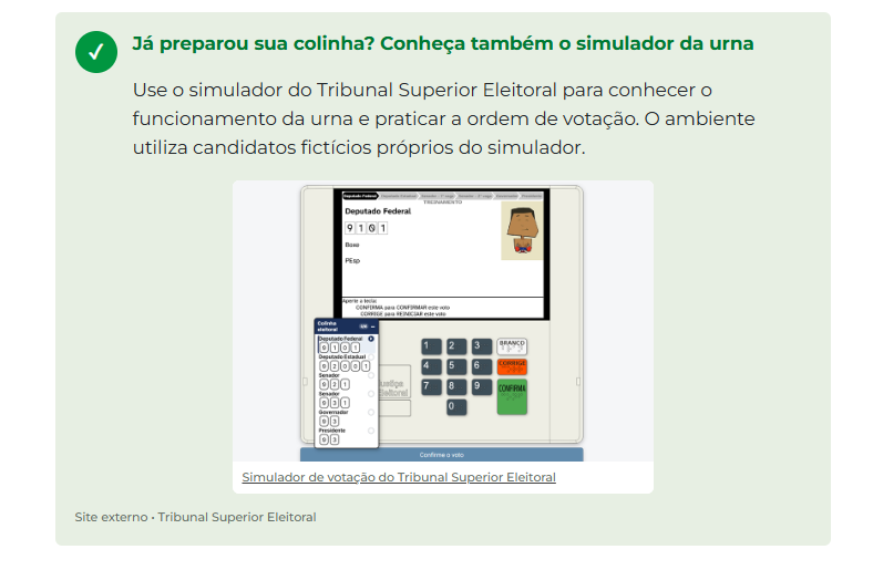 Eleições 2026: Informações e orientações aos eleitores