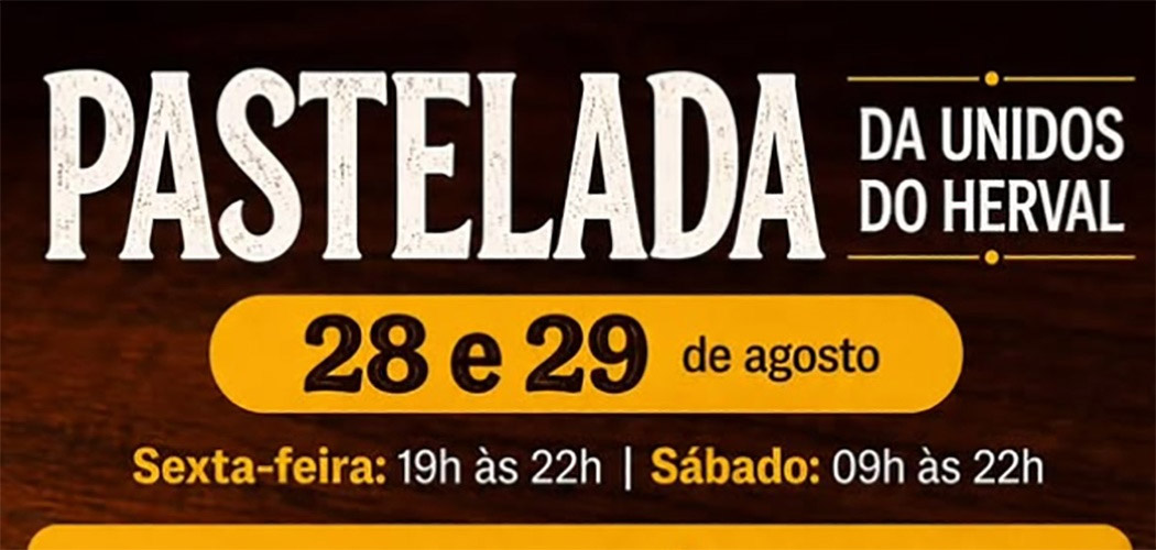 Pastelada da Unidos do Herval reúne sabor, tradição e solidariedade em dois dias de programação no Ninho da Águia