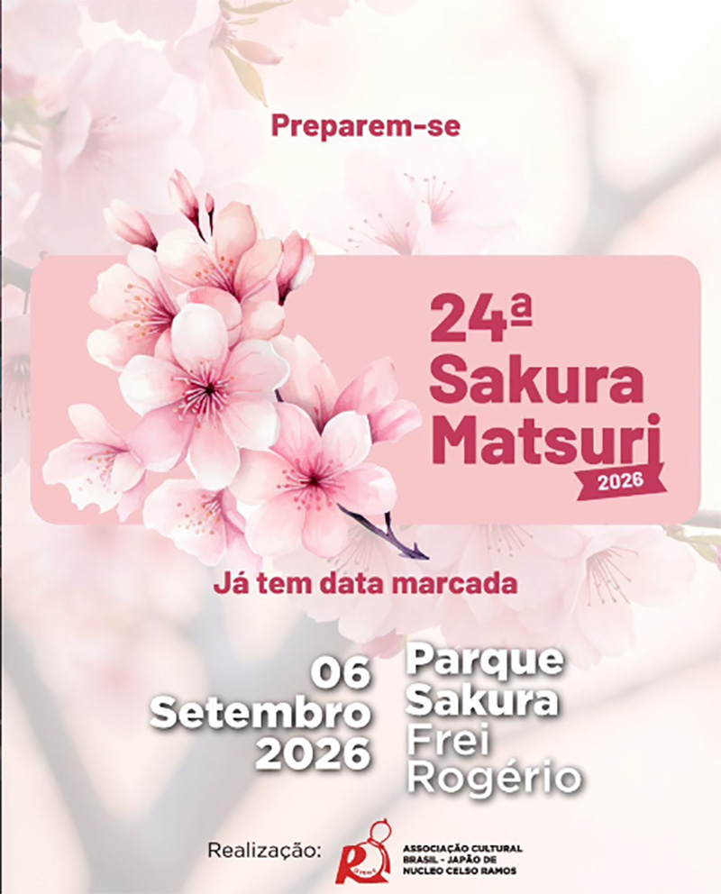 24ª Sakura Matsuri celebra a florada das cerejeiras e fortalece o turismo em Frei Rogério