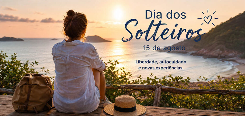 Dia dos Solteiros (15/08): uma data que celebra a liberdade, o autocuidado e novas experiências