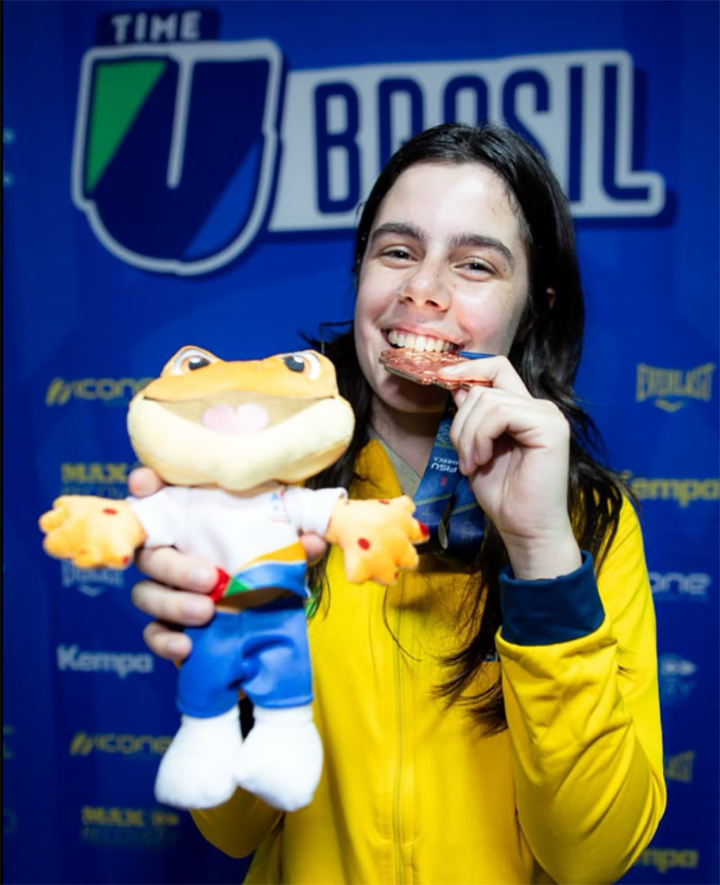 Atletas da Unoesc conquistam ouro e levam o nome do Brasil ao pódio nos FISU America Games 2026