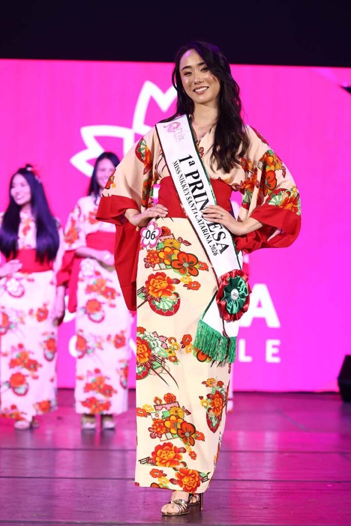Yasmeene Keiko Ribeiro Homma é eleita Miss Nikkey Santa Catarina 2026
