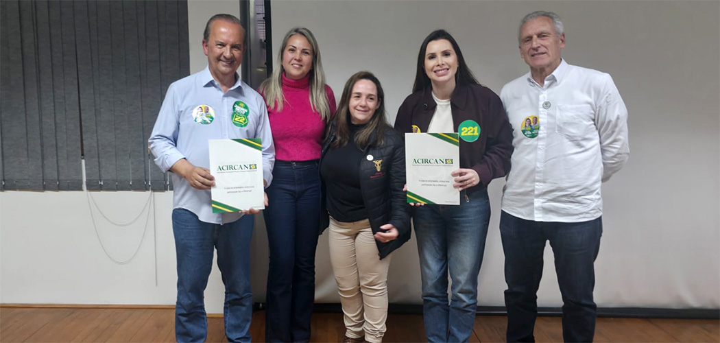ACIRCAN apresenta prioridades de Campos Novos a candidatos ao Governo e ao Senado