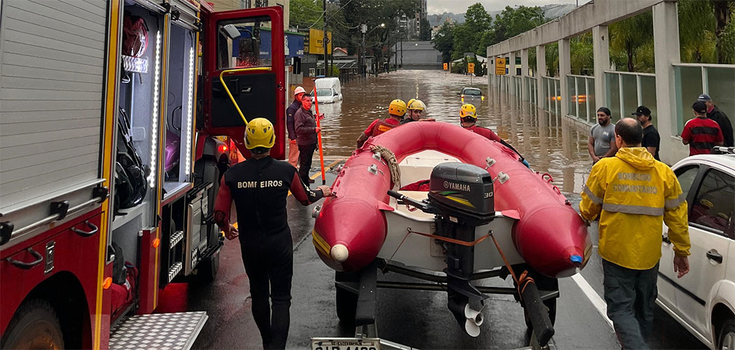 Chuva intensa provoca alagamentos e interdições em diferentes pontos de Joaçaba