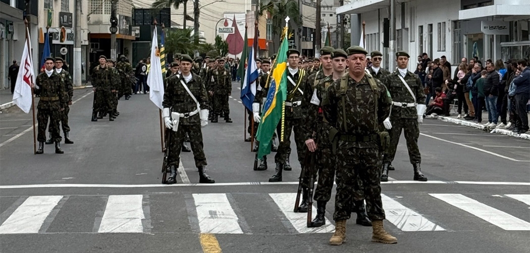 Desfile de 7 de Setembro reunirá 54 instituições em Joaçaba