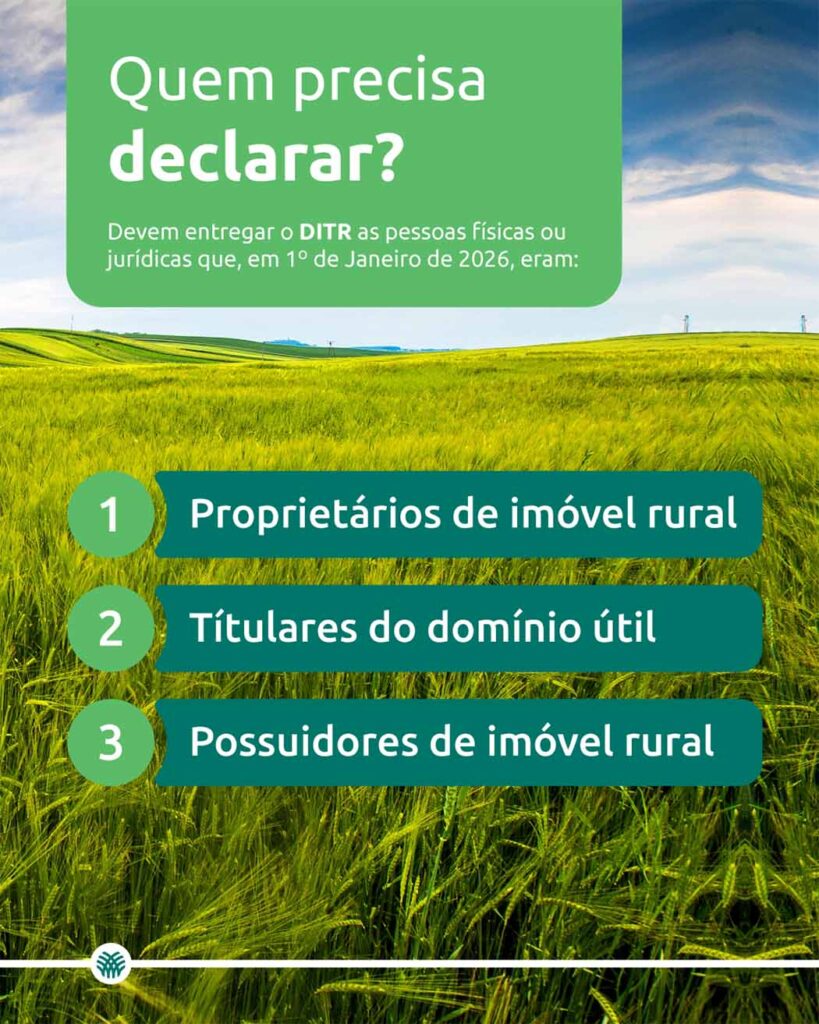 FAESC alerta produtores sobre atualização do Programa Gerador da Declaração do ITR