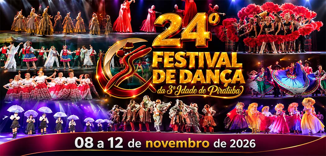 Piratuba se prepara para receber o 24º Festival de Dança da 3ª idade
