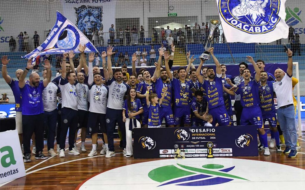Joaçaba Futsal conquista título inédito do Desafio Internacional de Futsal