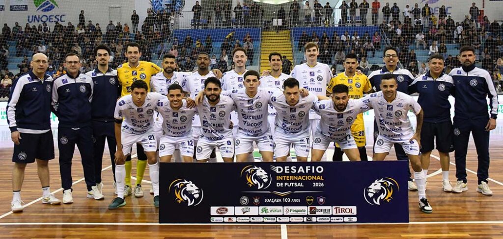 Joaçaba e Corinthians decidem o título do Desafio Internacional de Futsal neste domingo (20)