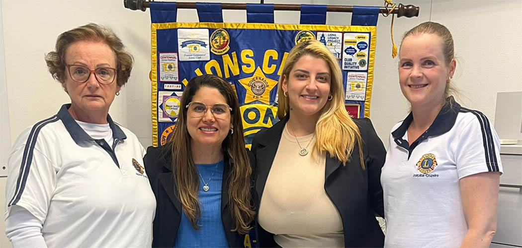 Estudante de Direito e Lions Clube Joaçaba Cruzeiro realizam ação em escola de Joaçaba