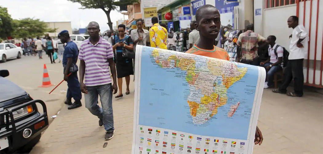 Novo mapa-múndi corrige tamanho da África, América do Sul e Ásia