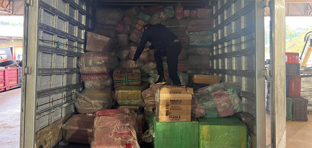 Receita Federal e forças policiais apreendem R$ 13 milhões em mercadorias irregulares no Oeste catarinense
