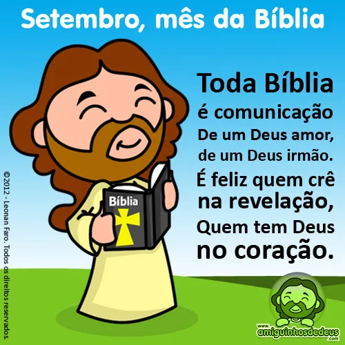 Setembro, mês da bíblia