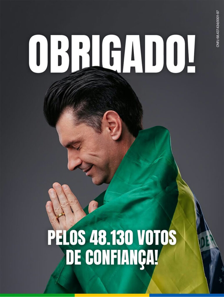 Delegado Ulisses Gabriel é eleito deputado estadual em SC com 48.130 votos