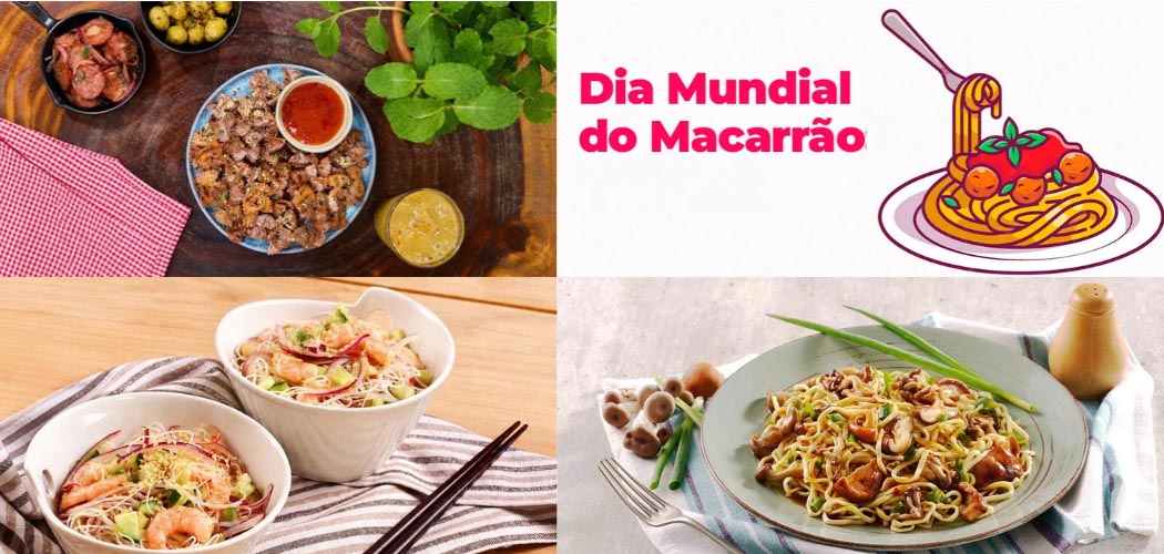 Dia Mundial do Macarrão (25/10): descubra como preparar receitas para celebrar a data
