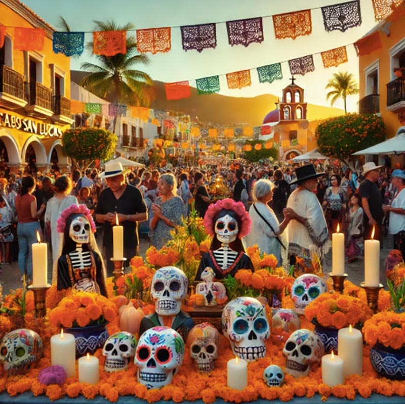 Día de los Muertos em Los Cabos: tradição mexicana transforma celebração em experiência cultural e gastronômica