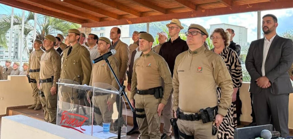 PMSC celebra trajetória do 10º CRPM e do 26º BPM em solenidade em Herval d’Oeste