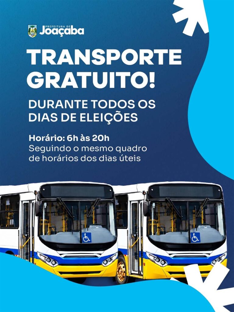 Transporte de Coletivo será gratuito nos dias de eleição em Joaçaba