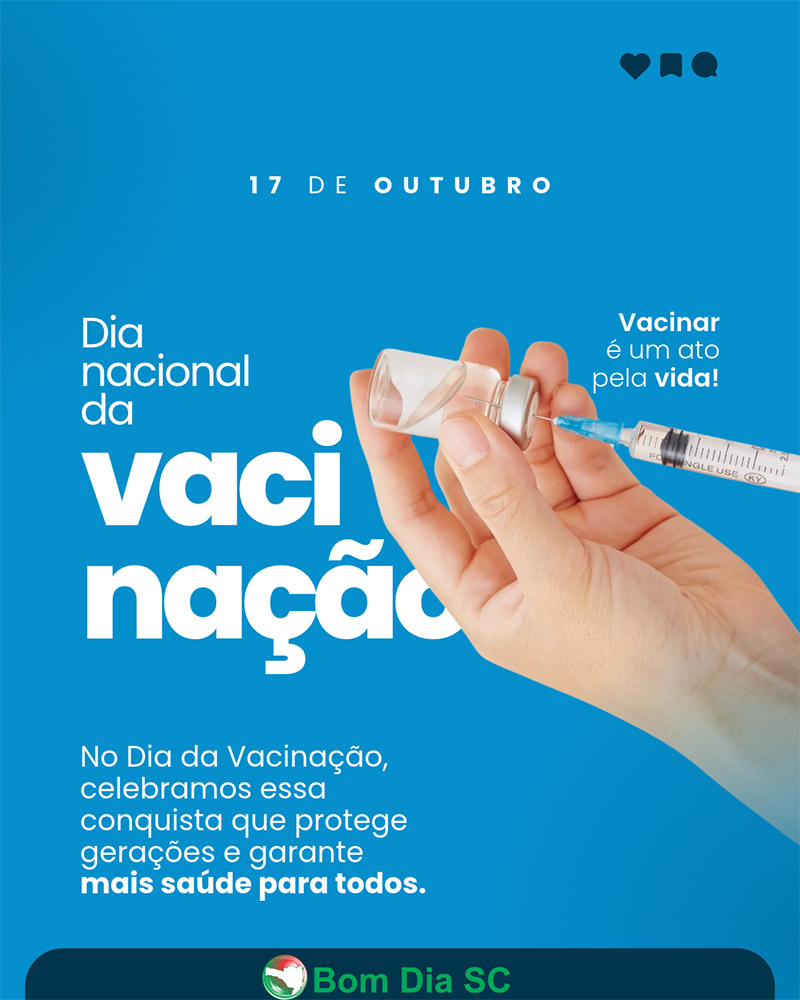 Dia Nacional da Vacinação reforça a importância da imunização em todas as fases da vida