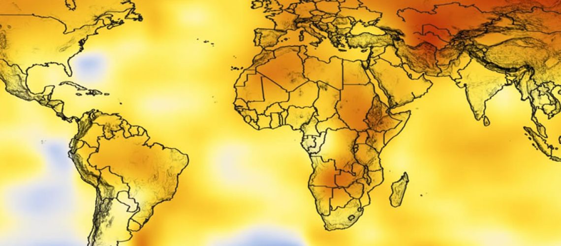 A temperatura média da Terra em 2018 foi a quarta mais elevada registrada até hoje/Foto: Divulgação Internet