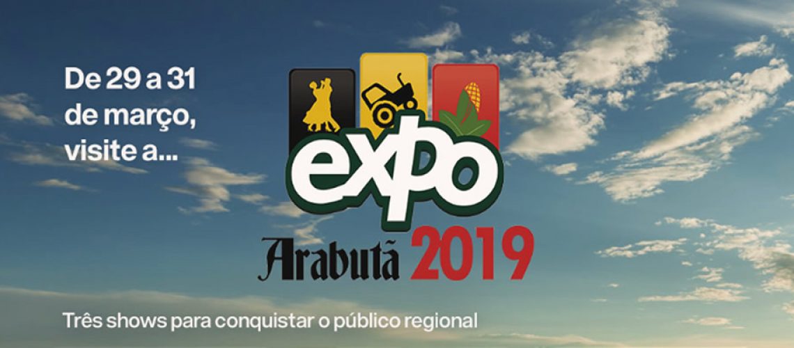 Os shows nacionais programados para a Expo Arabutã são: Os Serranos