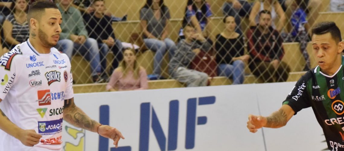 Joaçaba Futsal empatou com o Marreco no jogo de estreia/Foto Mayelle Hall