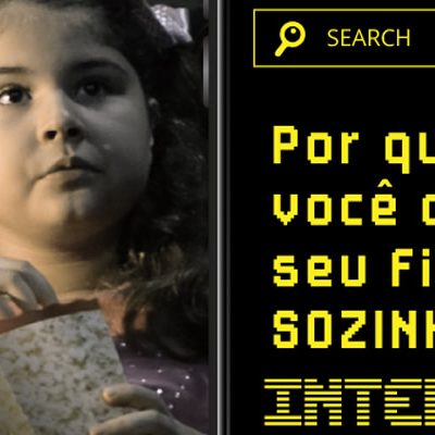 Acadêmicos realizam campanha para alertar dos perigos na internet que afetam crianças/Foto: Assessoria de Imprensa