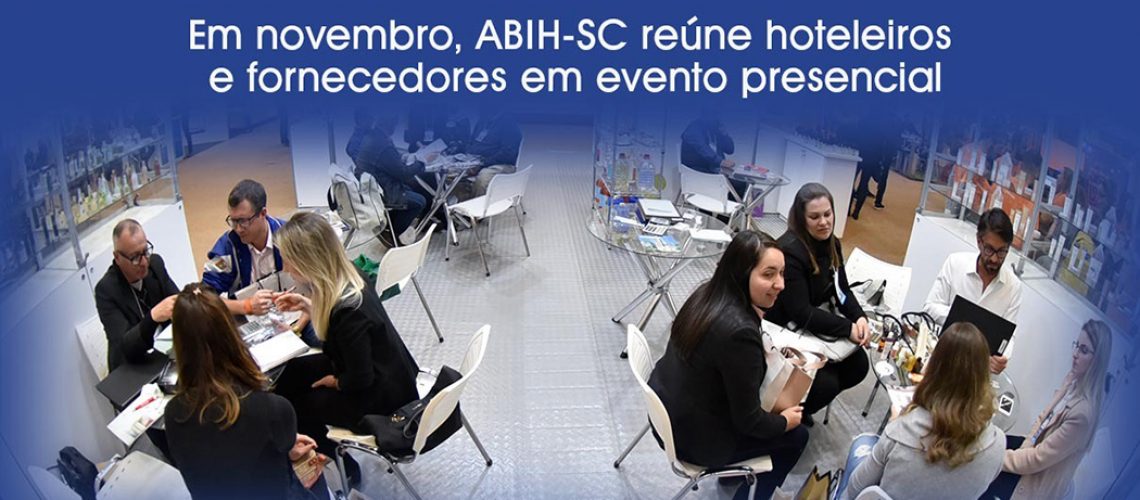 ABIH-SC realiza do dia 18 de novembro, no Majestic Palace Hotel, em Florianópolis, uma ampla programação que envolve Rodada de Negócios, palestras, apresentação de produtos e jantar comemorativo ao Dia do Hoteleiro