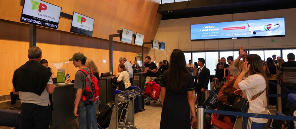 Santa Catarina teve mais de 890 mil passageiros internacionais em 2024/Foto: Roberto Zacarias/Secom