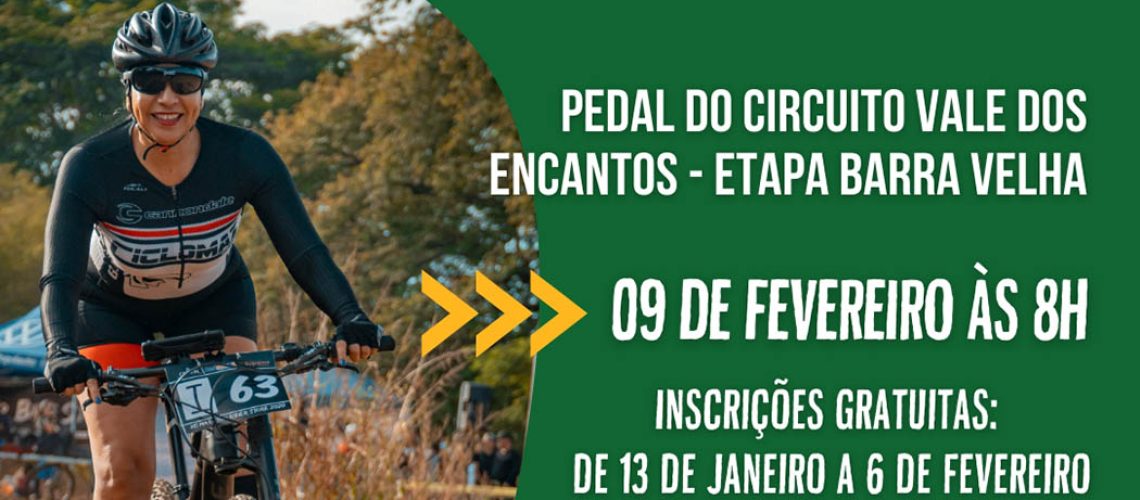 Barra Velha sediará primeiro Pedal Vale dos Encantos de 2025