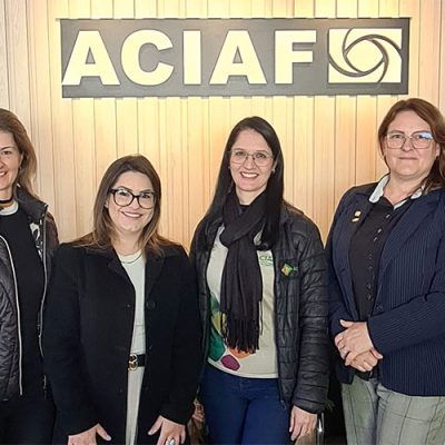 Associação Empresarial de Fraiburgo - ACIAF recebe visita da ACIOC Joaçaba