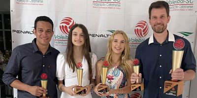 AJOV conquista o Troféu Eficiência da Federação Catarinense de Voleibol