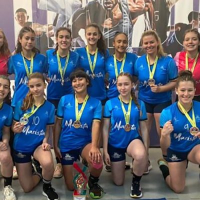 Joaçaba é campeã dos Jogos Escolares de Santa Catarina no Handebol Feminino