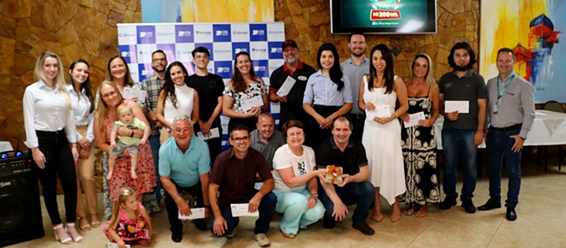 CDL Joaçaba celebra sucesso da promoção do Mega-Sorteio