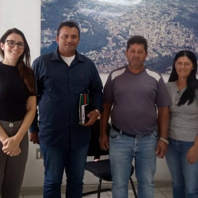 Cidasc de Joaçaba recebe representantes da Associação dos Produtores Rurais Quilombolas Invernadas dos Negros