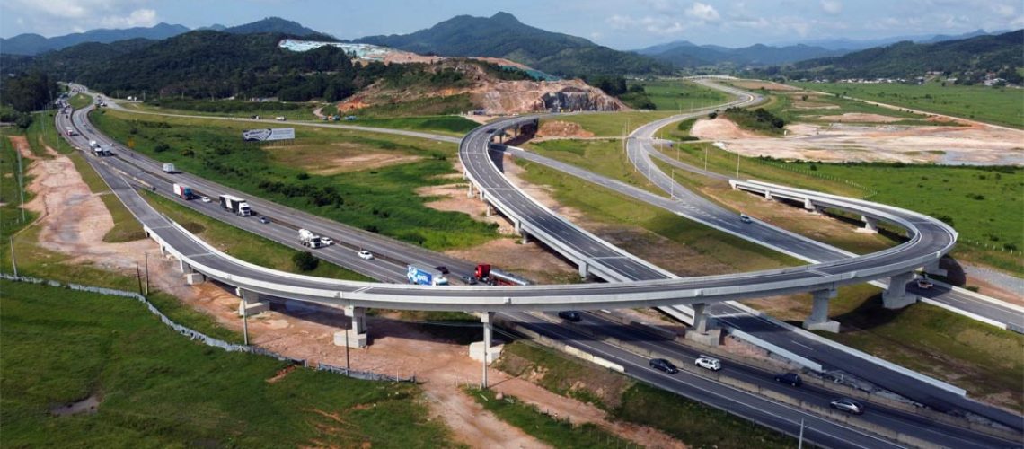 Contorno Viário na Grande Florianópolis, é a superação de um grande desafio logístico/Foto: Ricardo Saporiti