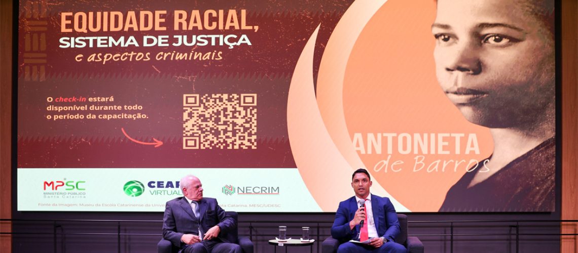 Ministério Público de SC debate equidade racial, sistema de justiça e aspectos criminais