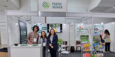 Sistema Faesc/Senar-SC presente na FEAL 2023 juntamente com a Epagri